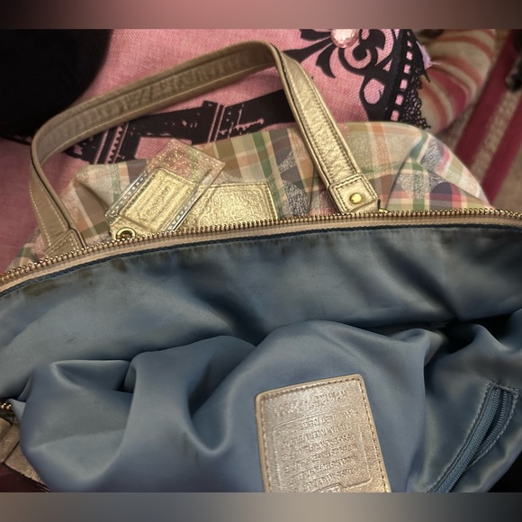 Large sized Coach Poppy multi-colored Spring edition Tote bag - Picture 13 of 16